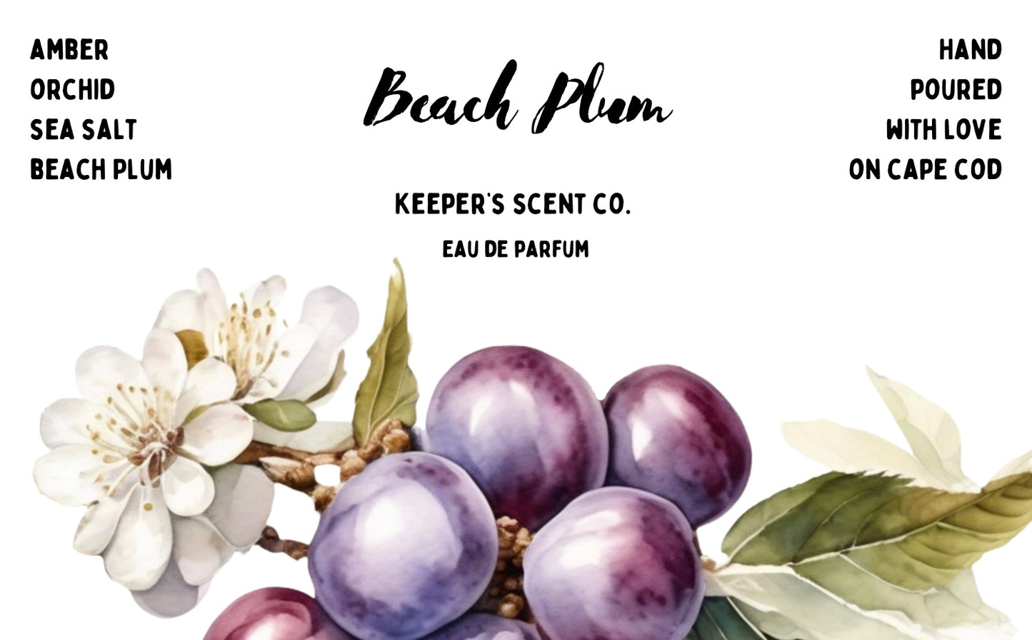 Beach Plum 10ml Fragrance Oil Roller